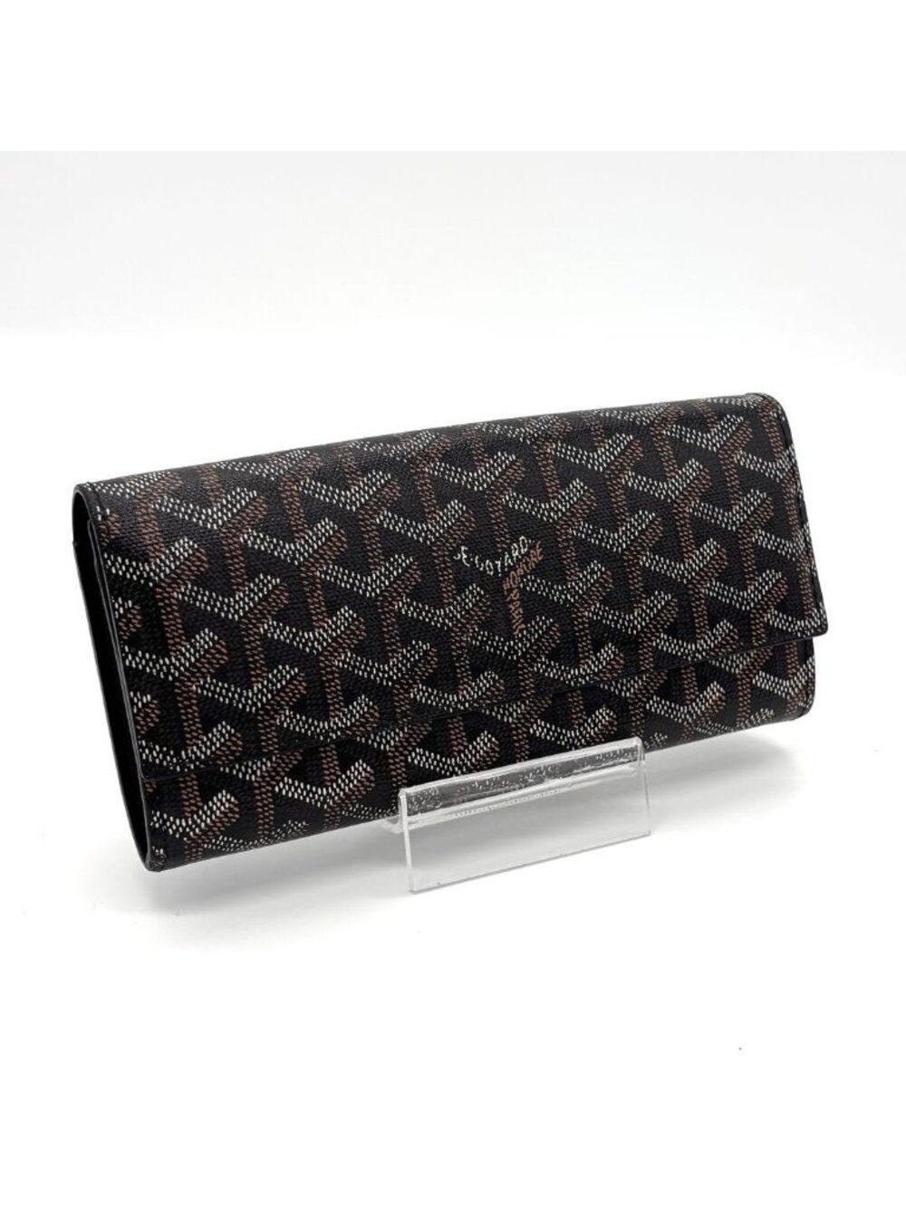 Goyard Varenne Wallet Bifold Flap Black